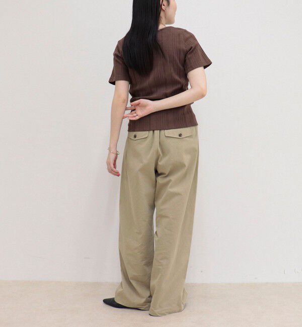 fredy emue「ランダムテレコ5分袖Tシャツ」|Tシャツ・カットソー|