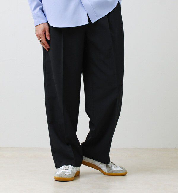 GLOSTER「【セットアップ着用可能】ドライポリワイドパンツ」|チノ|