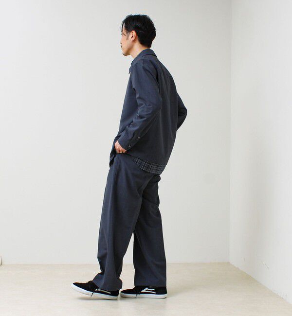 GLOSTER「【セットアップ着用可能】ドライポリワイドパンツ」|チノ|