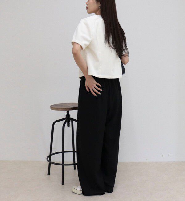 fredy emue「【@sora_522m企画】ノーカラーハーフスリーブジャケット」|ノーカラージャケット|