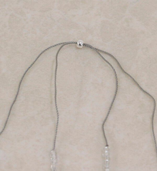 fredy emue「ストリングアジャストビーズチョーカー」|ネックレス|