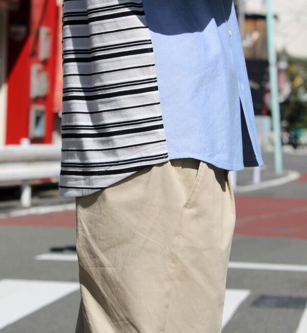 GLOSTER「【フレブル刺繍】ボタンダウン コンビシャツ」|シャツ・ブラウス|