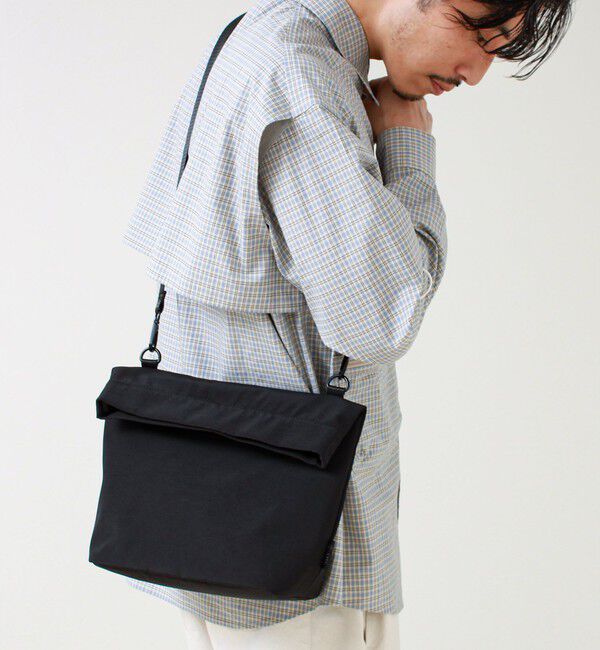 GLOSTER「【SML/エスエムエル】2WAY SHOULDER BAG」|ショルダー・メッセンジャー|ブラック