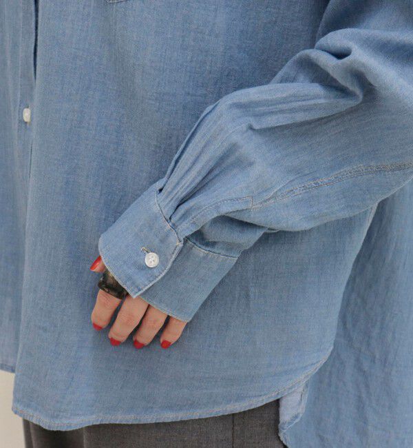 fredy emue「コットンボイルシアーデニムシャツ」|シャツ・ブラウス|
