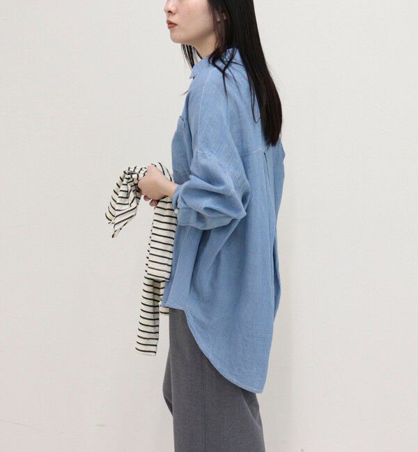 fredy emue「コットンボイルシアーデニムシャツ」|シャツ・ブラウス|