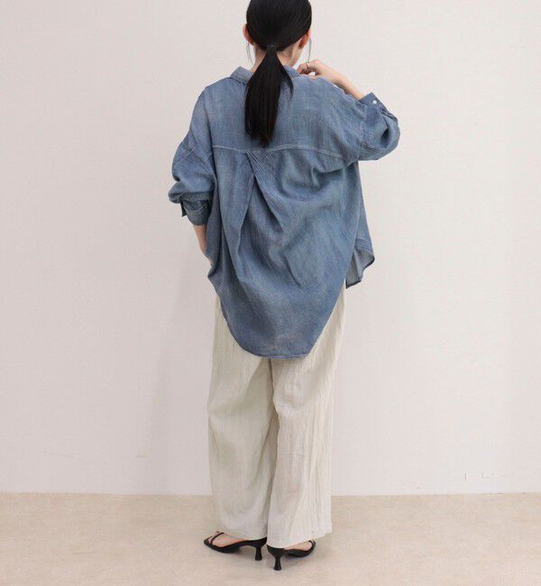 fredy emue「コットンボイルシアーデニムシャツ」|シャツ・ブラウス|