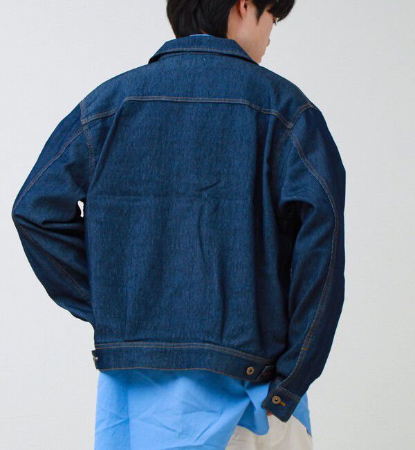 GLOSTER「【軽量ストレッチ】メッシュデニム3rdタイプジャケット」|デニムジャケット|