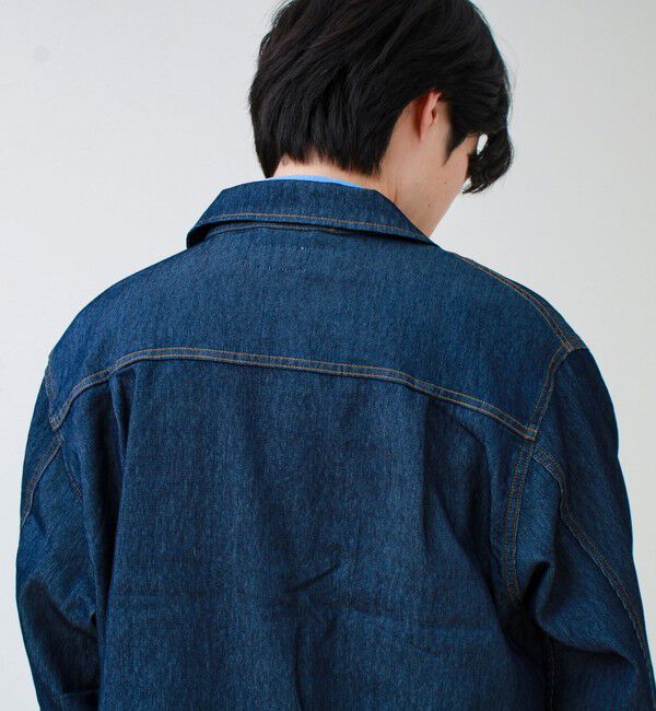 GLOSTER「【軽量ストレッチ】メッシュデニム3rdタイプジャケット」|デニムジャケット|