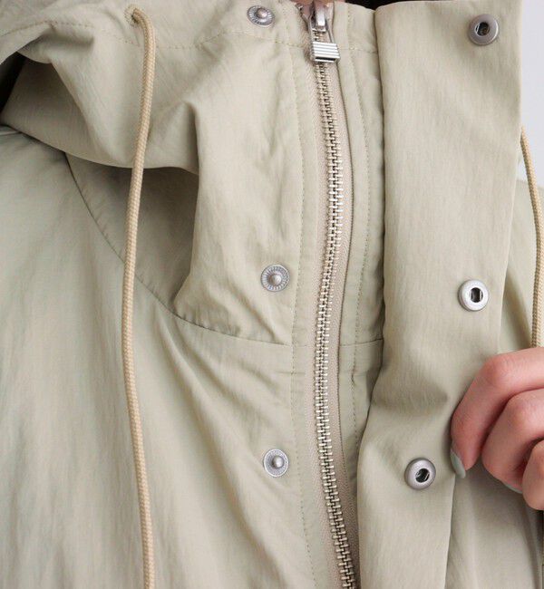 fredy emue「ナイロンミディ丈フードブルゾン」|ブルゾン・スタジャン|