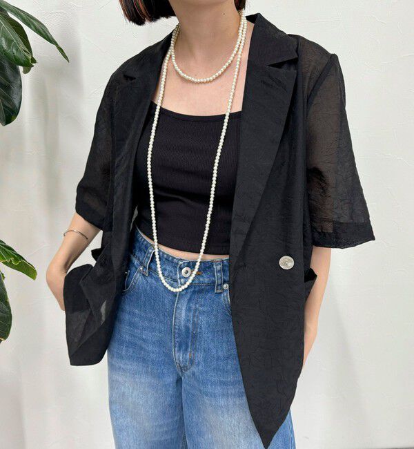 fredy emue「【人気の為、再販売！】パール/メタルマルチロングネックレス」|ネックレス|