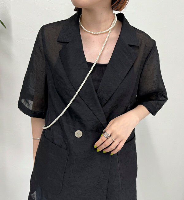 fredy emue「【人気の為、再販売！】パール/メタルマルチロングネックレス」|ネックレス|