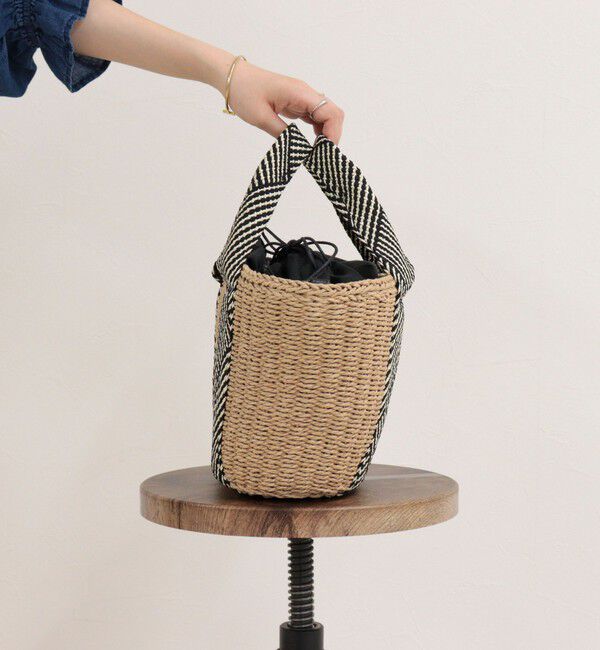 fredy emue「ラメテープハンドルカゴバッグ」|かごバッグ|