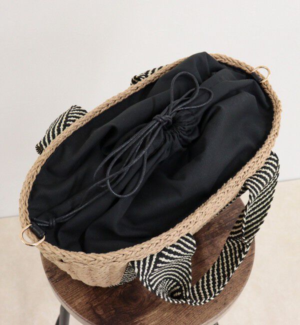 fredy emue「ラメテープハンドルカゴバッグ」|かごバッグ|