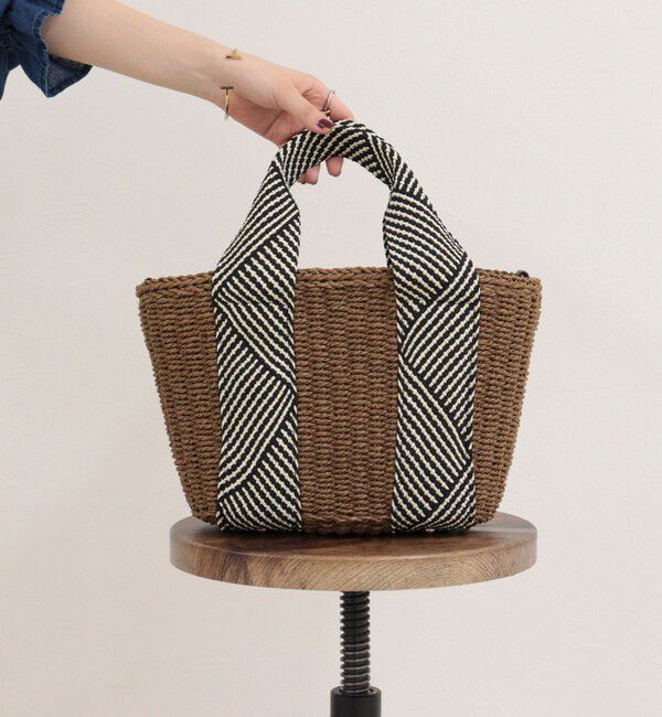 fredy emue「ラメテープハンドルカゴバッグ」|かごバッグ|