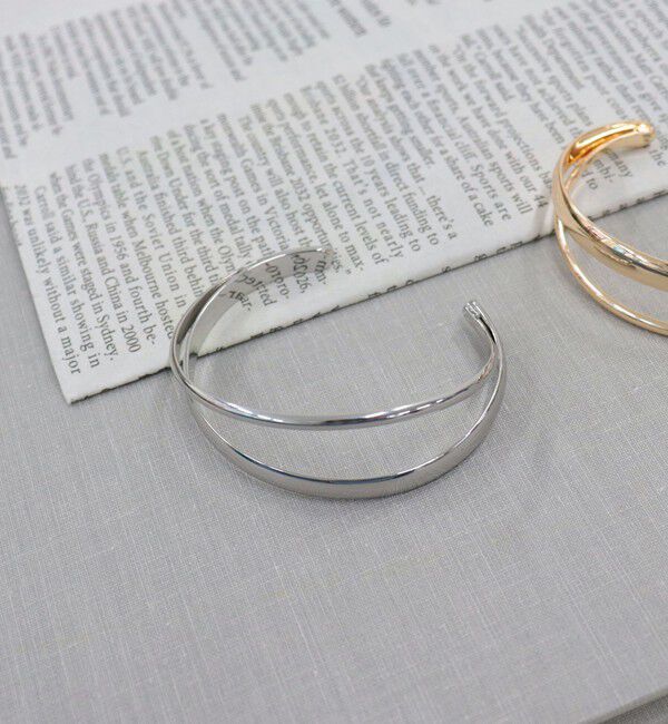 fredy emue「ダブルラインバングル」|ブレスレット・バングル|