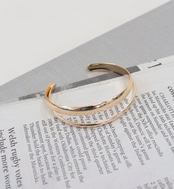 fredy emue「ダブルラインバングル」|ブレスレット・バングル|