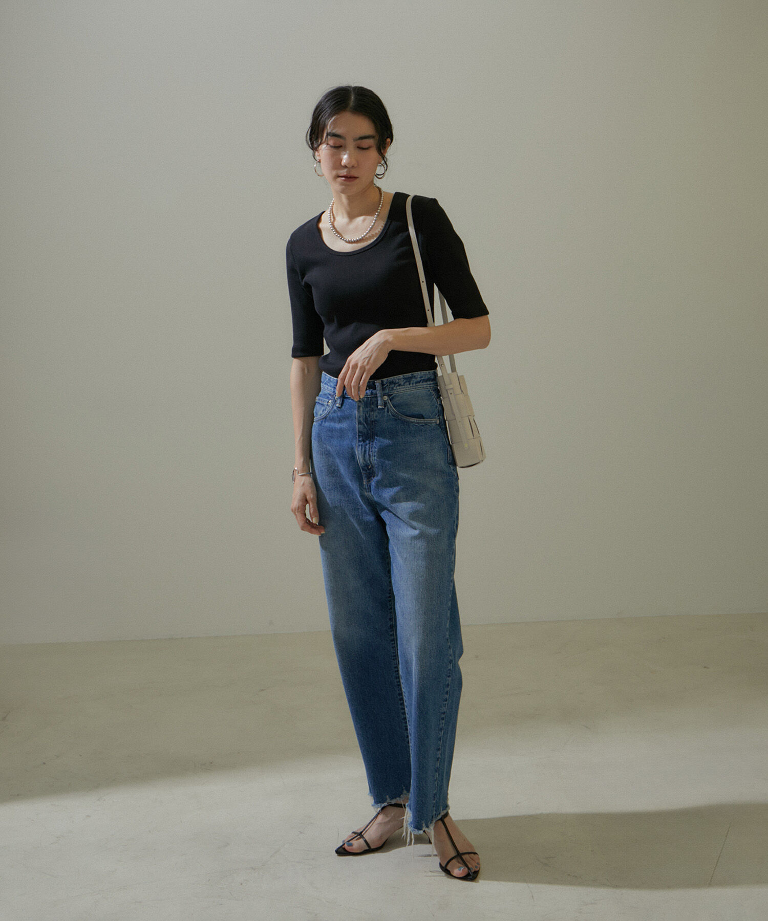 SALON adam et rope'「KINANファームリーリブTシャツ」|Tシャツ・カットソー|