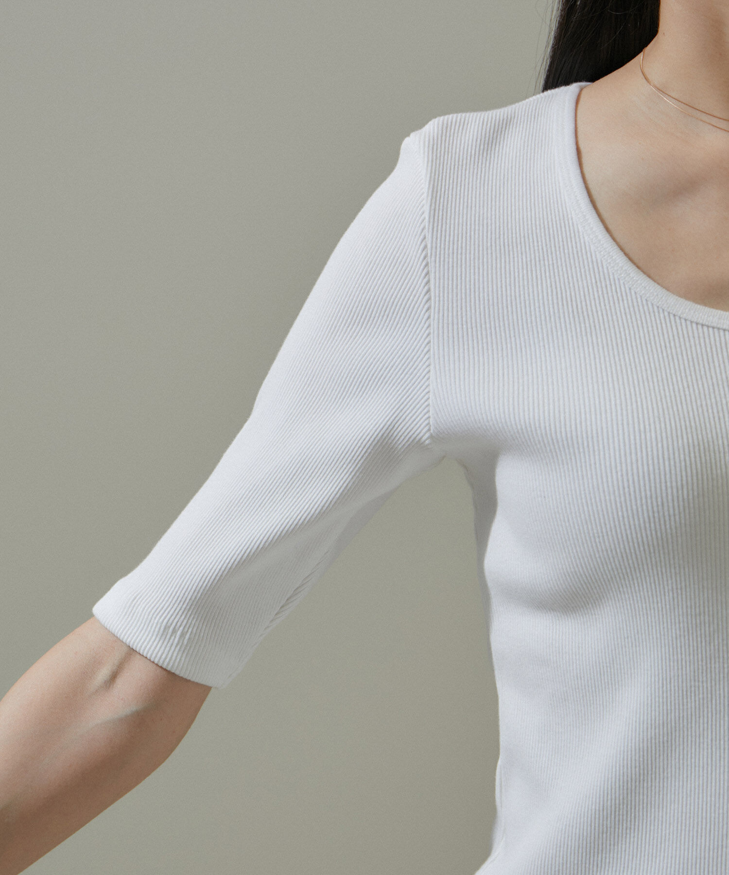 SALON adam et rope'「KINANファームリーリブTシャツ」|Tシャツ・カットソー|