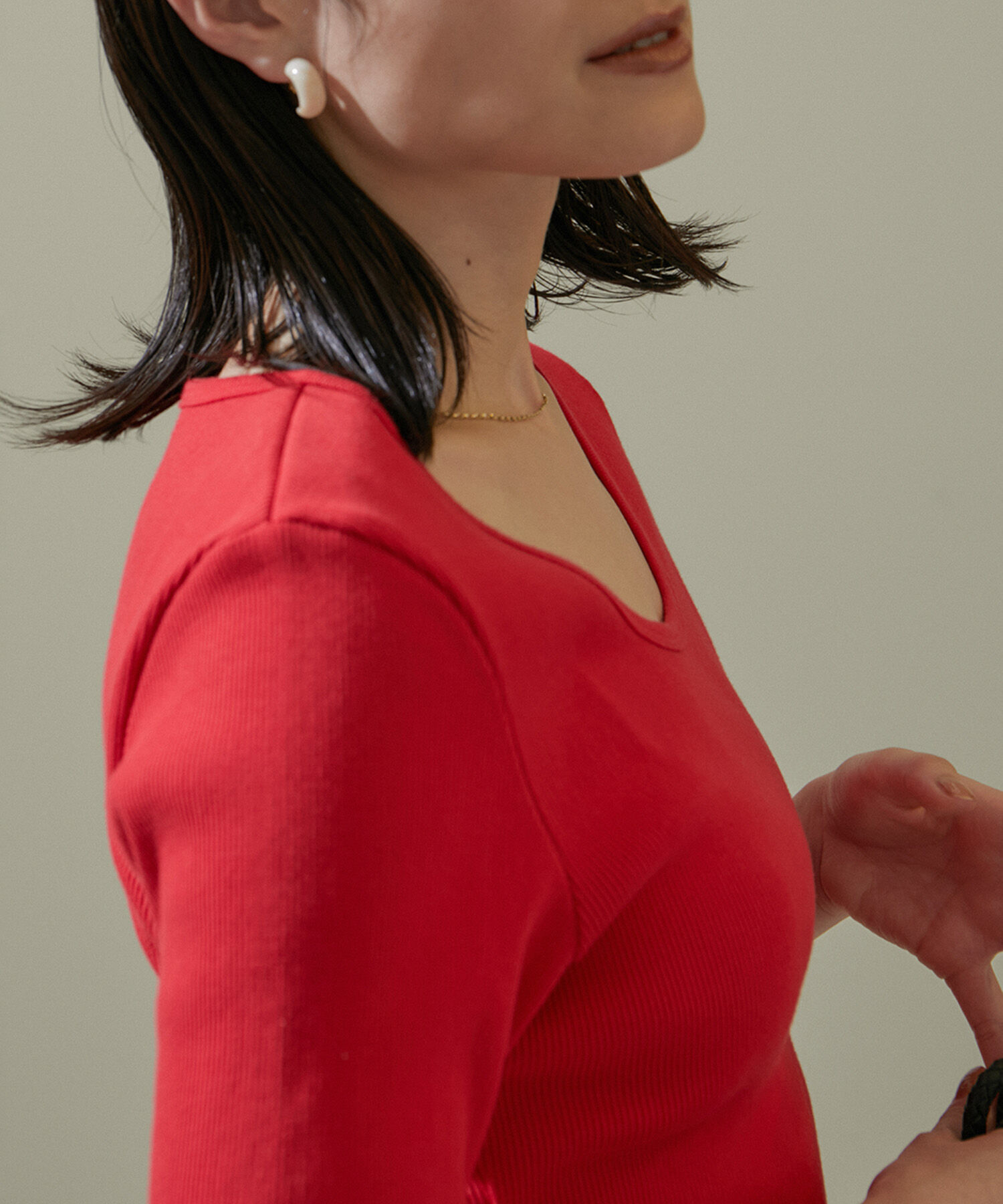 SALON adam et rope'「KINANファームリーリブTシャツ」|Tシャツ・カットソー|