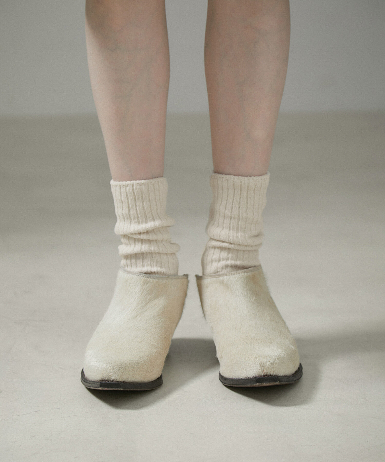 SALON adam et rope'「リブソックス-CreamyCotton /クリーミーコットン-」|ソックス|