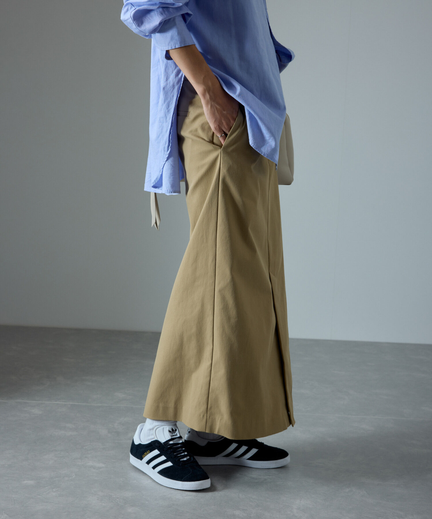 SALON adam et rope'「ハイウエストナロースタイルアップスカート」|スカート|