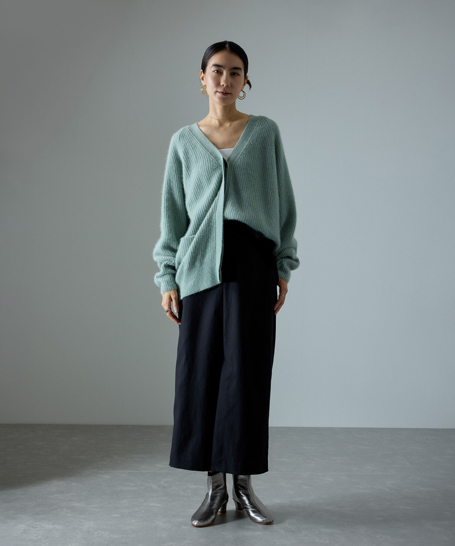 SALON adam et rope'「ハイウエストナロースタイルアップスカート」|スカート|