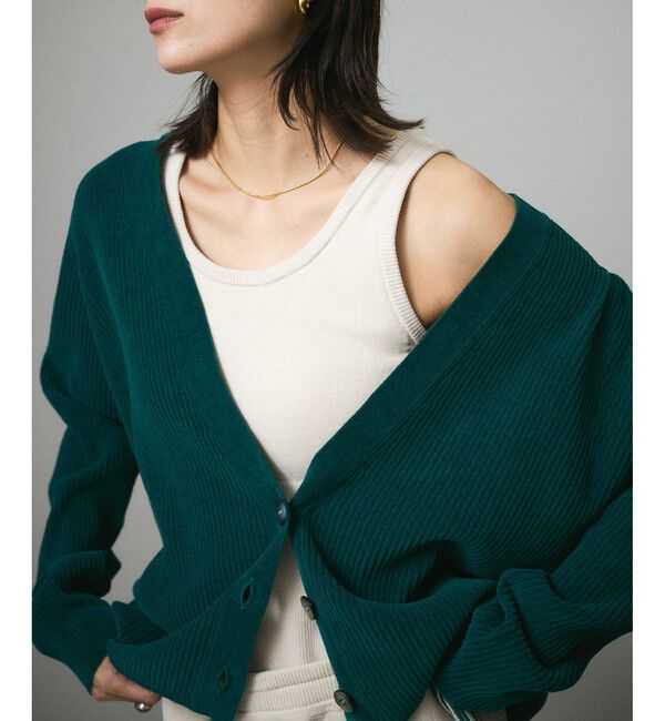 SALON adam et rope'「ブラパッド付タンクトップ-CreamyCotton /クリーミーコットン-」|タンクトップ|