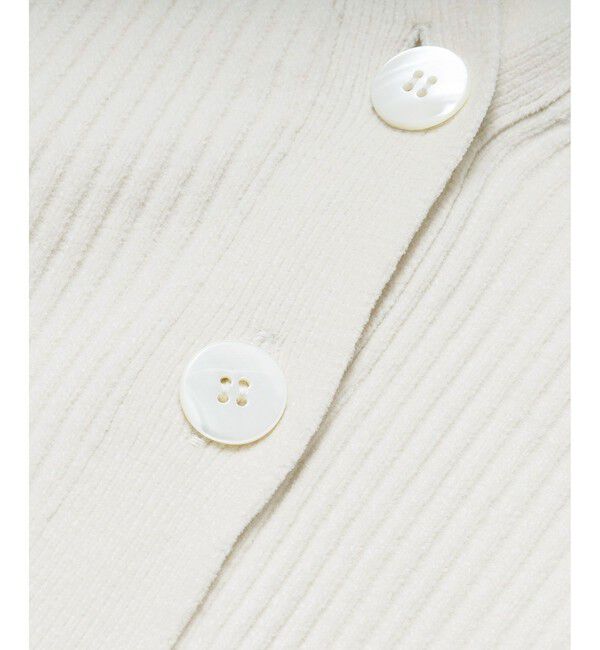 SALON adam et rope'「Vネックカーディガン-CreamyCotton /クリーミーコットン-」|カーディガン|