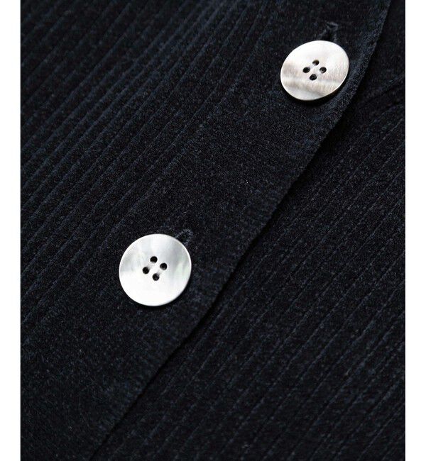 SALON adam et rope'「Vネックカーディガン-CreamyCotton /クリーミーコットン-」|カーディガン|