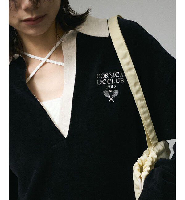 SALON adam et rope'「ポロワンピース-CreamyCotton /クリーミーコットン-」|ワンピース|