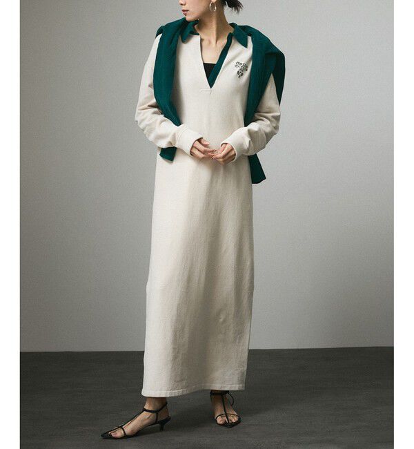 SALON adam et rope'「ポロワンピース-CreamyCotton /クリーミーコットン-」|ワンピース|