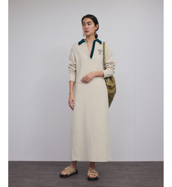 SALON adam et rope'「ポロワンピース-CreamyCotton /クリーミーコットン-」|ワンピース|