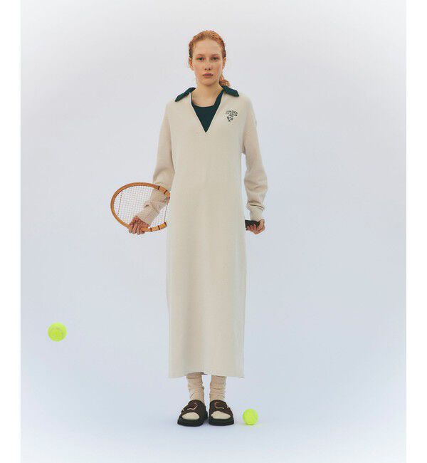 SALON adam et rope'「ポロワンピース-CreamyCotton /クリーミーコットン-」|ワンピース|