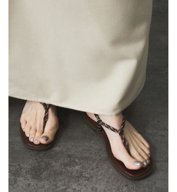 SALON adam et rope'「【NICOLAS LAINAS（ニコラスライナス）】サンダル」|サンダル|ブラウン系(22)