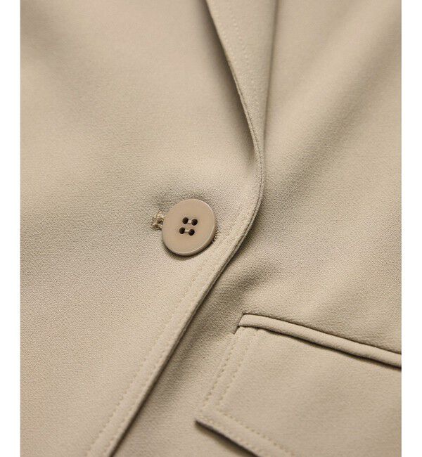 SALON adam et rope'「バックサテンハーフスリーブジャケット［セットアップ対応・今から秋まで］」|テーラードジャケット|