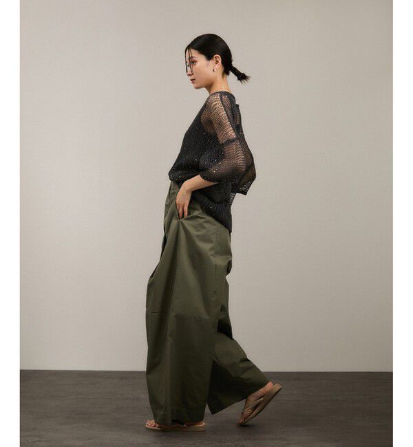 SALON adam et rope'「ギマコットンスパンコールプルオーバー」|ニット・セーター|