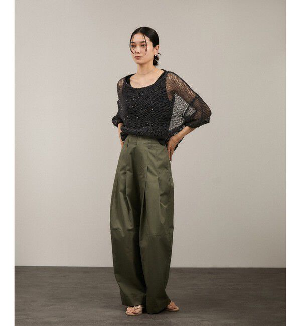 SALON adam et rope'「ギマコットンスパンコールプルオーバー」|ニット・セーター|