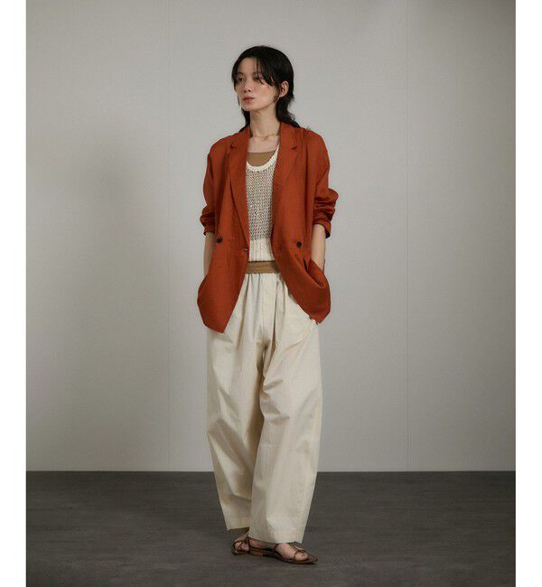 SALON adam et rope'「ギマコットンスパンコールベスト/タンク」|ベスト・ジレ|