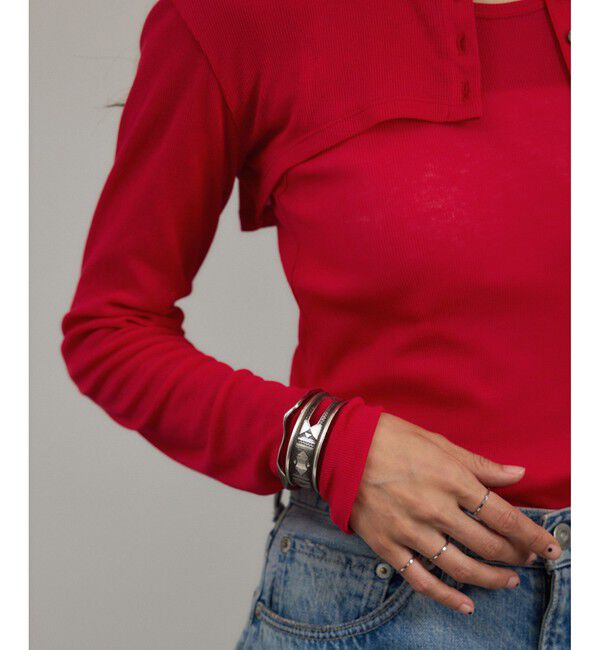 SALON adam et rope'「nu=layerショート丈カーディガン」|カーディガン|