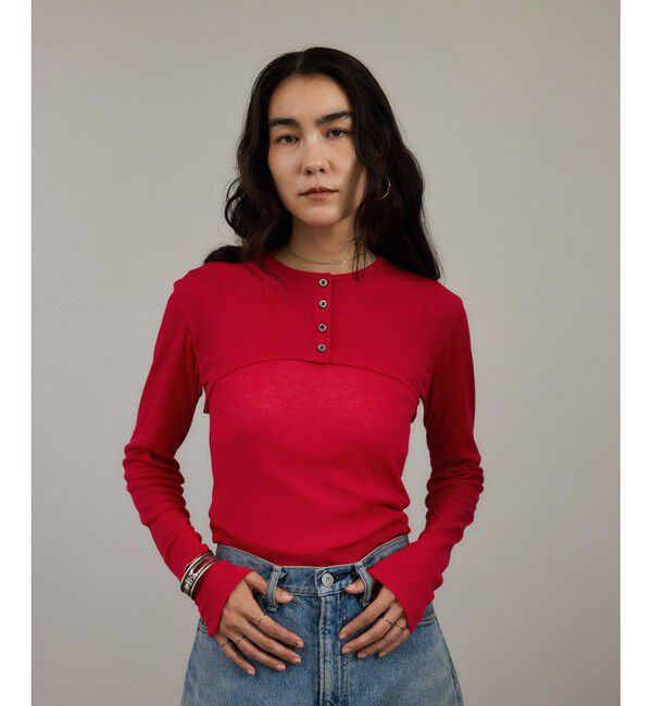 SALON adam et rope'「nu=layerショート丈カーディガン」|カーディガン|