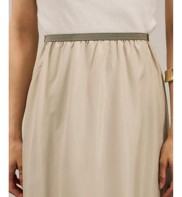 SALON adam et rope'「キュプラツイルバックフレアースカート［セットアップ対応］」|スカート|