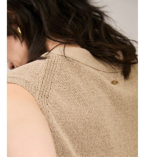 SALON adam et rope'「ペーパーヤーンジレ［手洗い可/和紙素材］」|ベスト・ジレ|