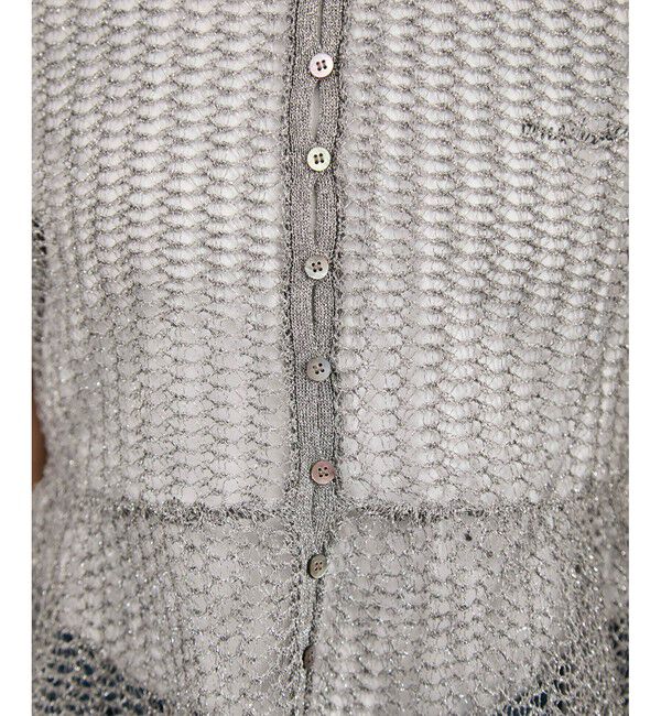 SALON adam et rope'「ブライトニットレースフレアージレ / ベスト［前後2WAY］」|ベスト・ジレ|