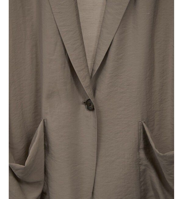 SALON adam et rope'「【WEB限定】シアーハーフスリーブジャケット［洗える・冷房対策］」|テーラードジャケット|