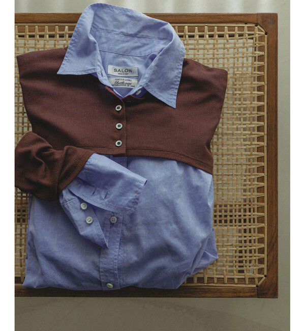 SALON adam et rope'「Shuttlenotesワッシャーローンウォッシュドシャツ」|シャツ・ブラウス|