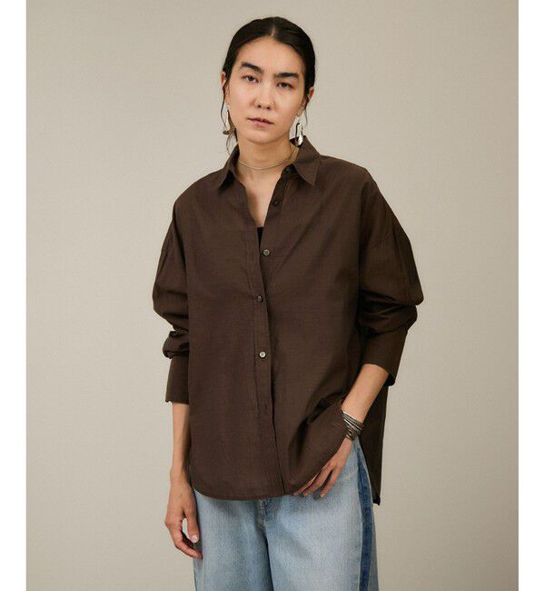 SALON adam et rope'「Shuttlenotesワッシャーローンウォッシュドシャツ」|シャツ・ブラウス|