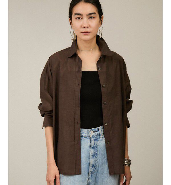 SALON adam et rope'「Shuttlenotesワッシャーローンウォッシュドシャツ」|シャツ・ブラウス|