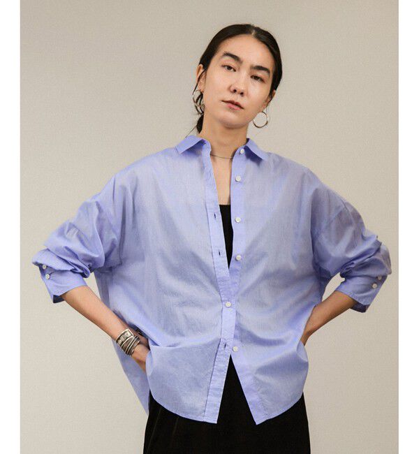 SALON adam et rope'「Shuttlenotesワッシャーローンウォッシュドシャツ」|シャツ・ブラウス|