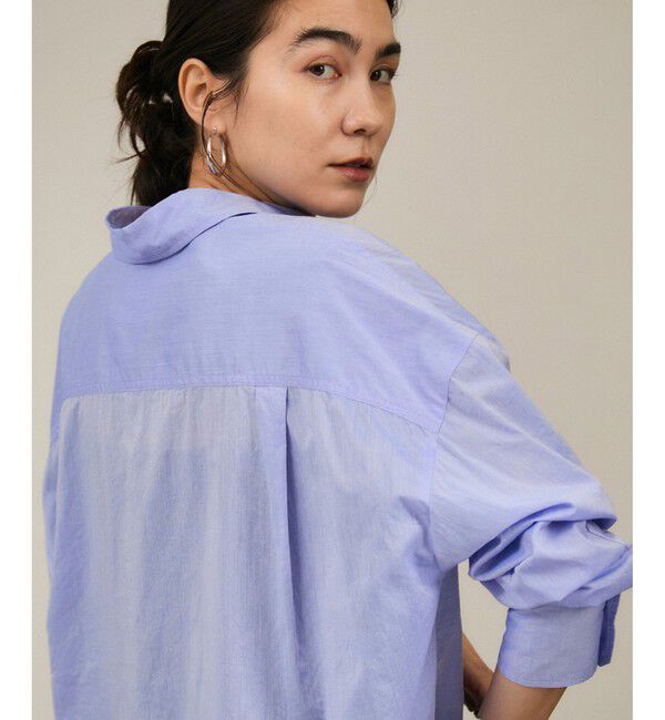 SALON adam et rope'「Shuttlenotesワッシャーローンウォッシュドシャツ」|シャツ・ブラウス|