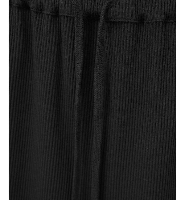 SALON adam et rope'「【WEB限定】ビンテージライクリブナロースカート」|スカート|